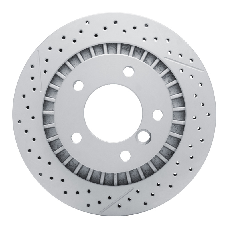 Mercedes-Benz G65 AMG Brake Rotor (1) - Rear - R1 Concepts - GeoSPEC Coated Rotor - Drilled and Slotted - `13-`18 Mercedes-Benz G65 AMG Brake Rotor (1) - Rear - R1 Concepts - GeoSPEC Coated Rotor - Drilled and Slotted - `13-`18